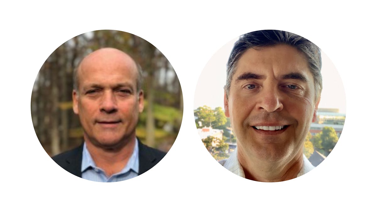 North America Heads of Sales, Paul Renken (left) and Wim Van Lerberghe (right)