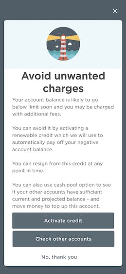 Companies should get proactive advice in the banking apps they use.