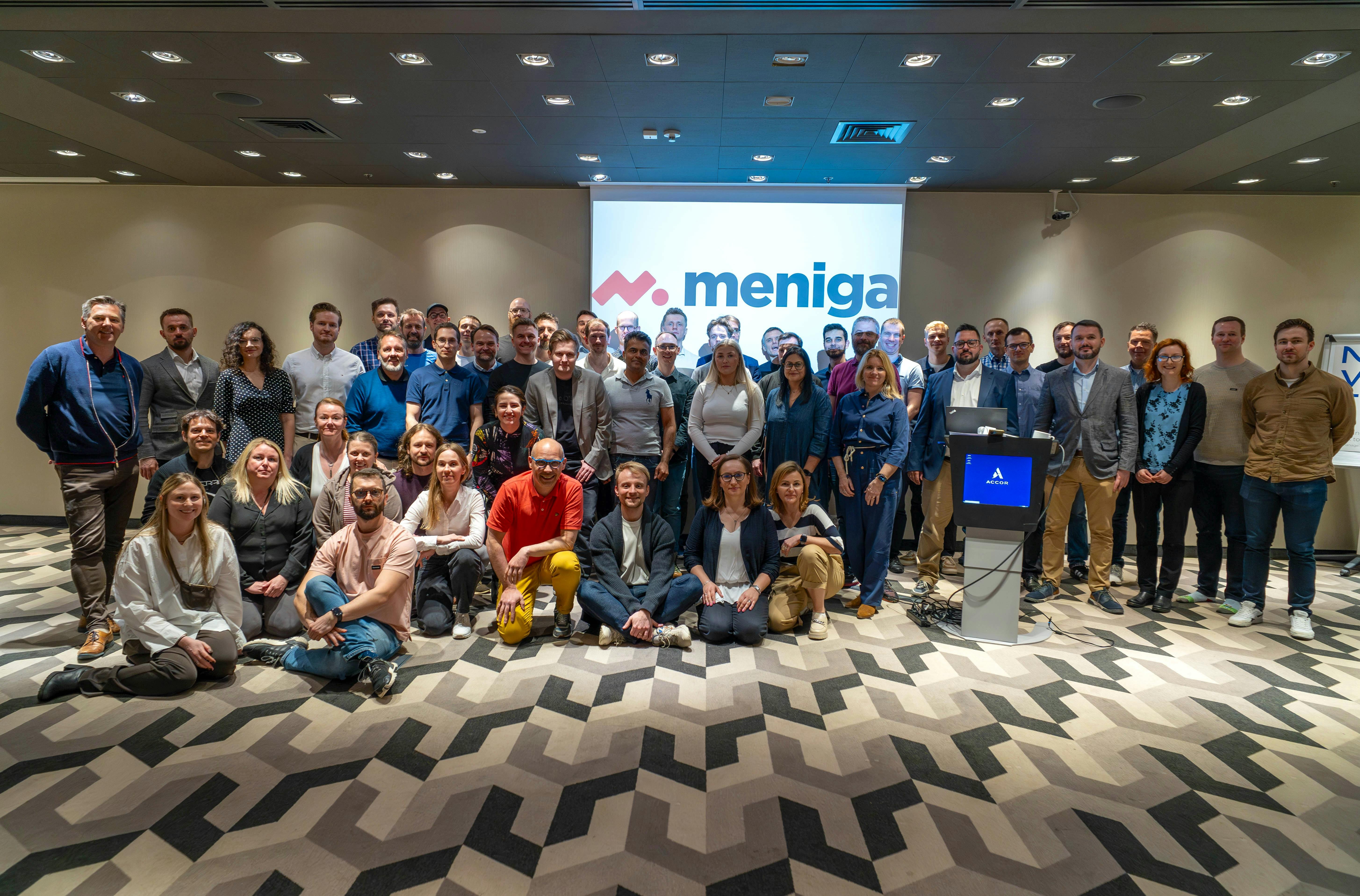 Meniga team in Warsaw, April 2024