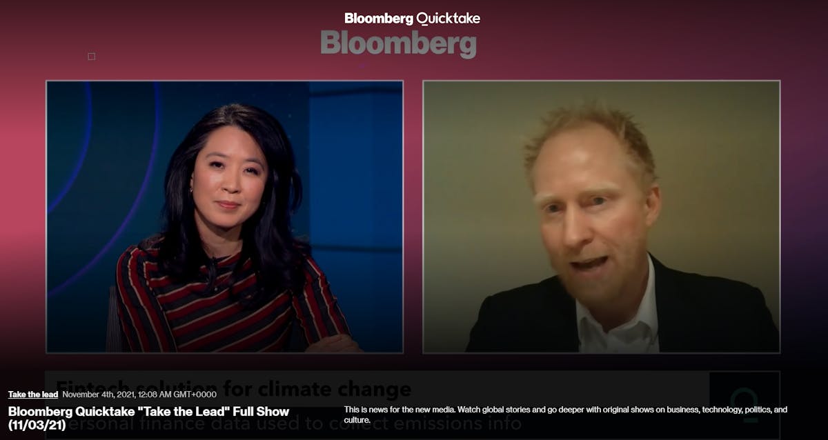 Screenshot of host Scarlet Fu and Georg Ludviksson Interview