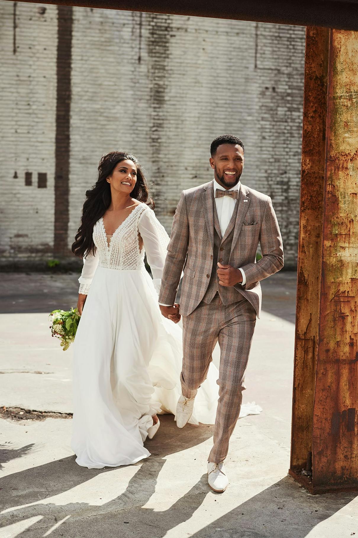 Hochzeitsanzug kariert