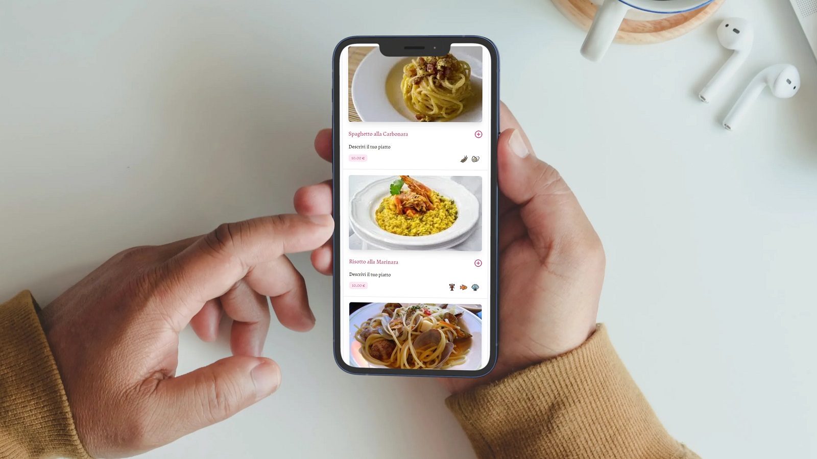 menù digitale per ristoranti