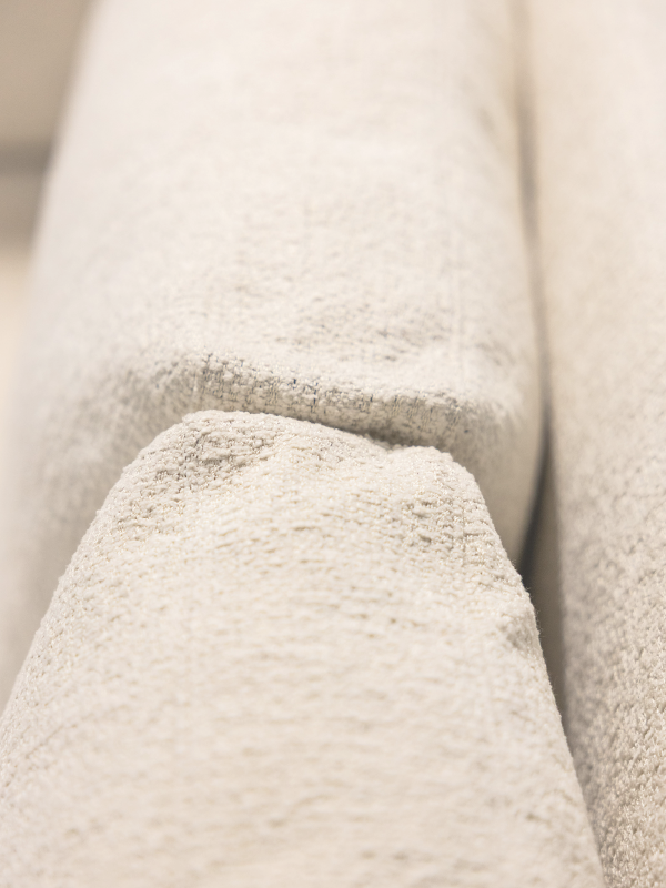 A close up of the texture and colour of bespoke furniture