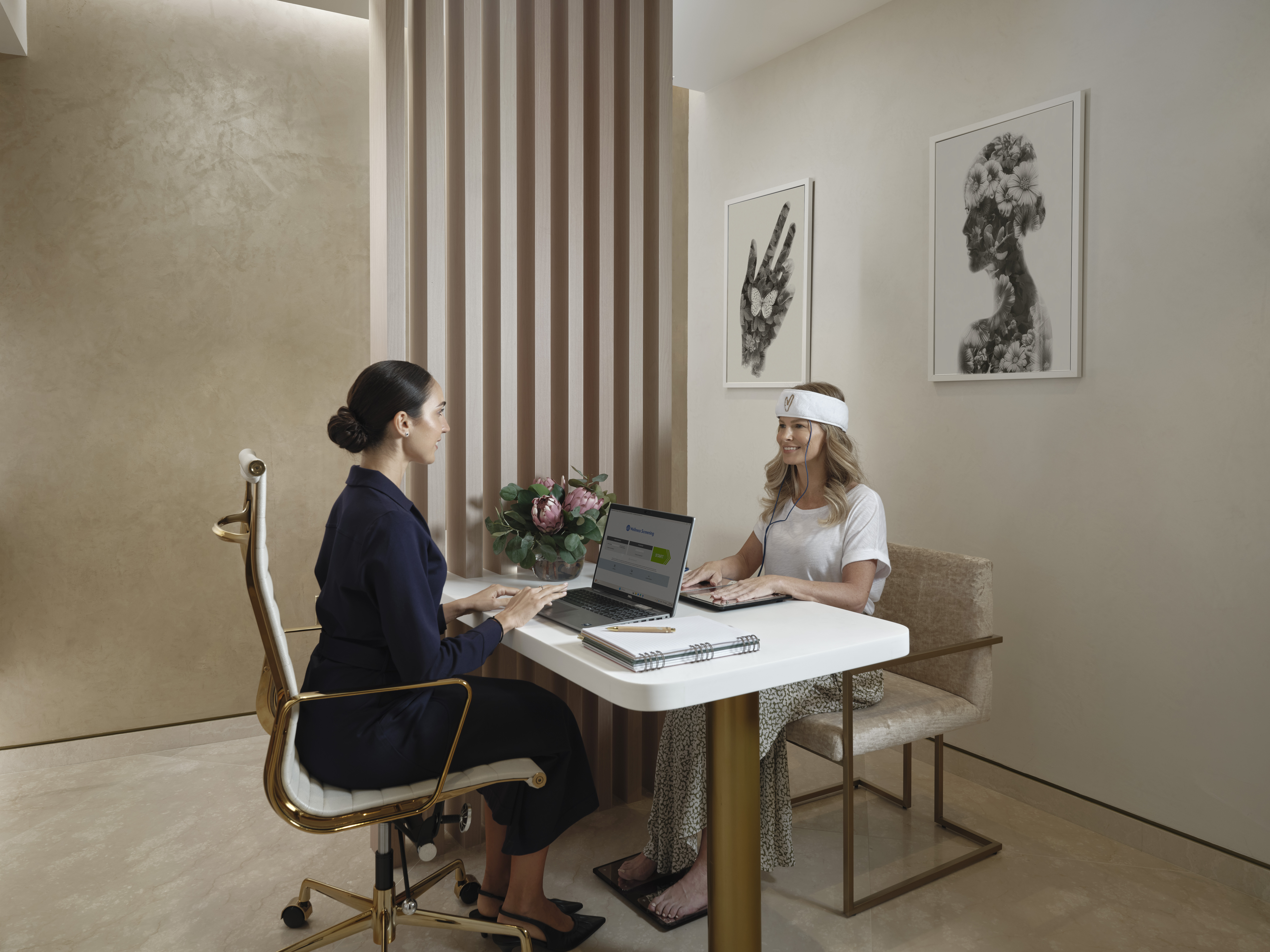 One-to-one Longevity & Wellness Screening consultation at Meraki Wellness in Grand Cayman