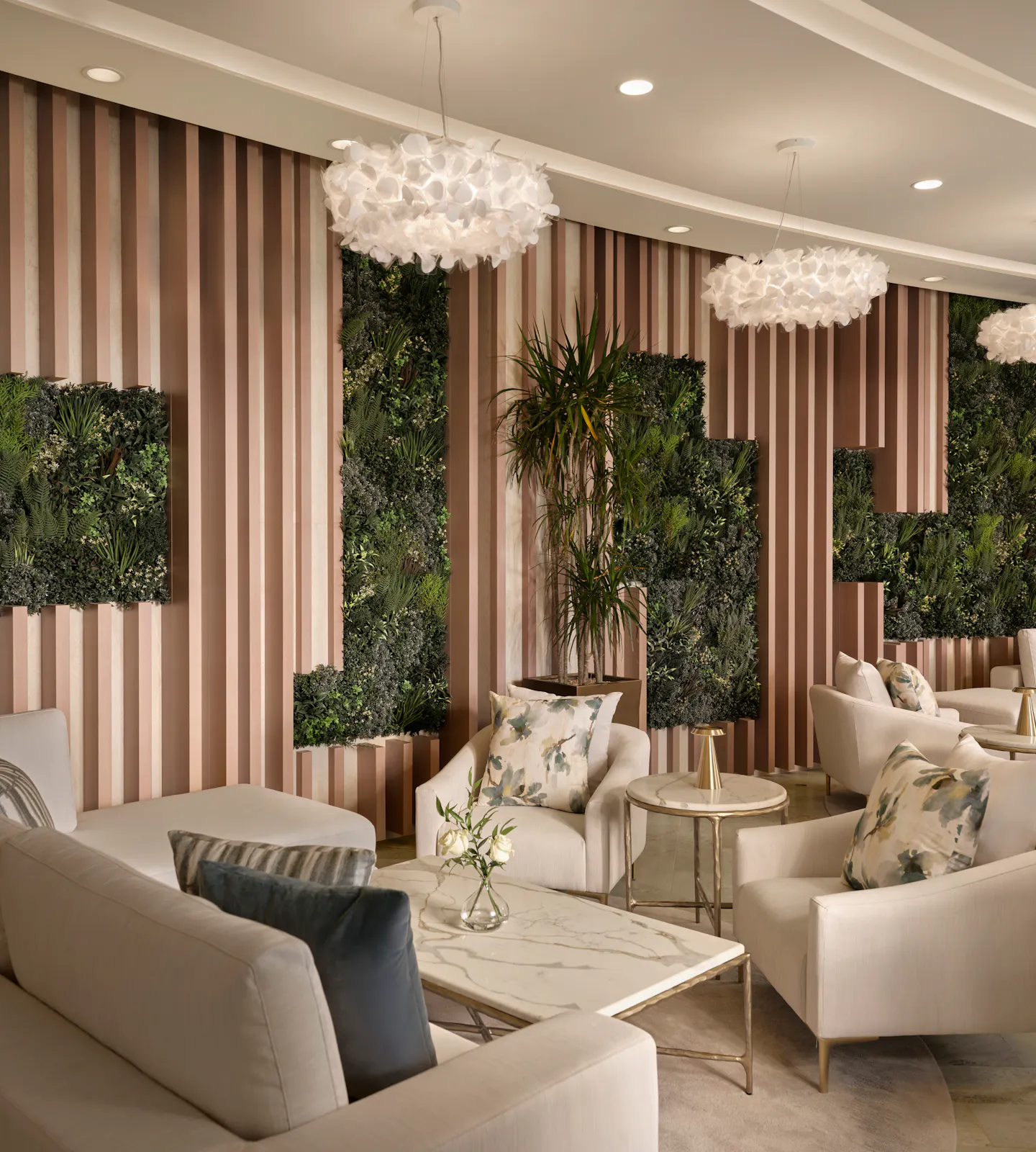 Meraki Wellness Garden Lounge for relaxation with a sofa and chairs