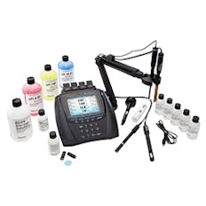 Medidor multiparamétrico de mesa de pH, ISE, conductividad y oxígeno disuelto