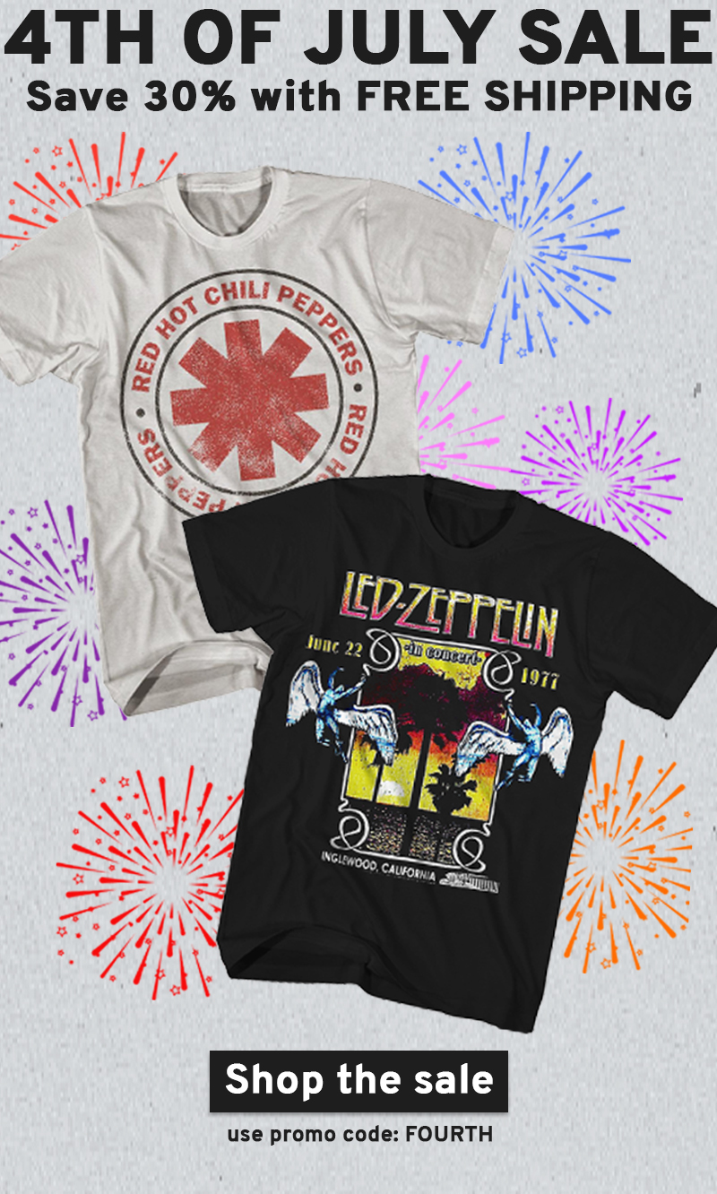 original merchandise band shirt