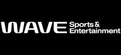 WAVE Sports & Entertainment logo in white text on black background