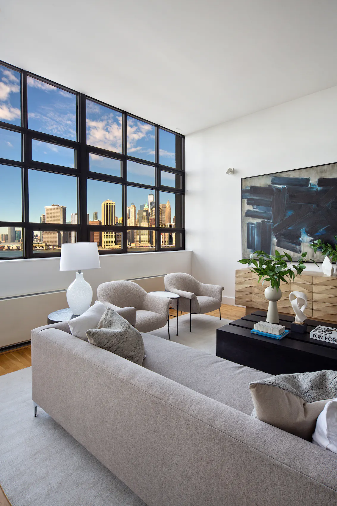 Meridith-Baer-Home-Home-Staging-New-York-Brooklyn-Heights-Contemporary-Highrise-Condos-and-Lofts-Modern-and-Contemporary-Living-Room-Window-View