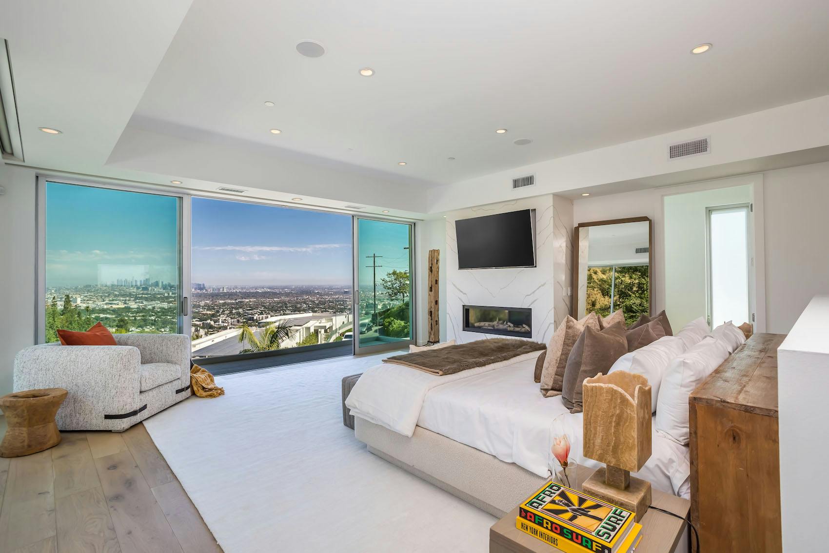 Meridith-Baer-Home-Home-Staging-Southern-California-Sunset-Strip-Contemporary-Luxury-Homes-Modern-and-Contemporary-Master-Bedroom-Large-Windows