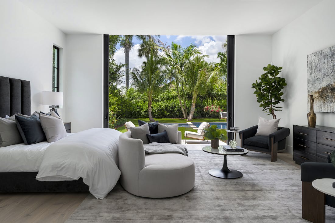 Meridith-Baer-Home-Home-Staging-Florida-Boca-Raton-Modern-Estate-Luxury-Homes-Modern-and-Contemporary-Master-Bedroom