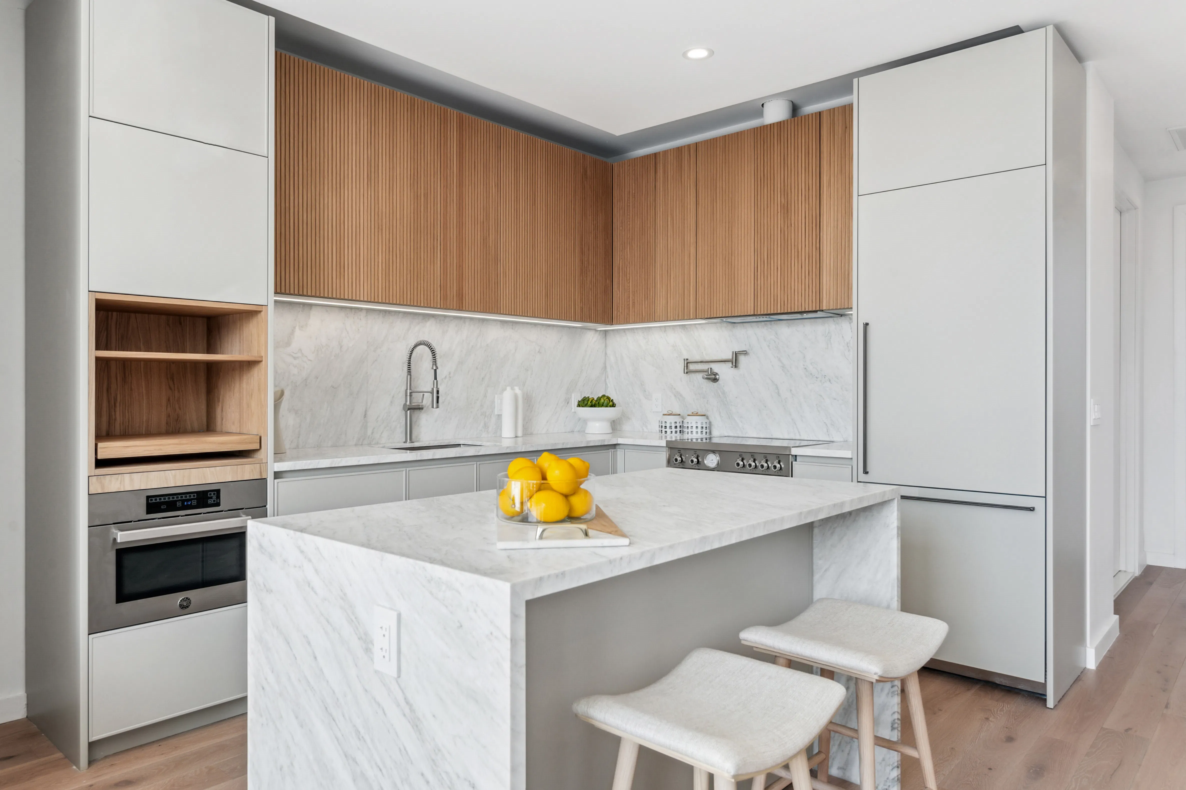 Stunning Transitional Styling On Penthouse image