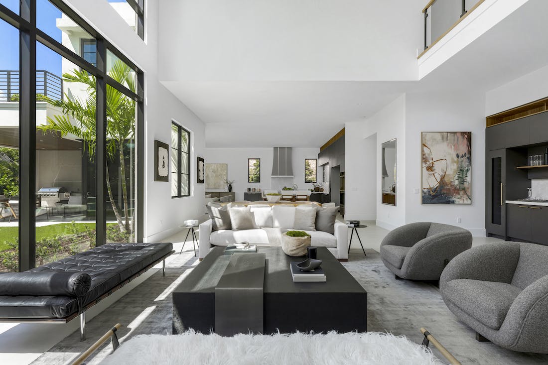 Meridith-Baer-Home-Home-Staging-Florida-Boca-Raton-Modern-Estate-Luxury-Homes-Modern-and-Contemporary-Living-Room-Dining-Table