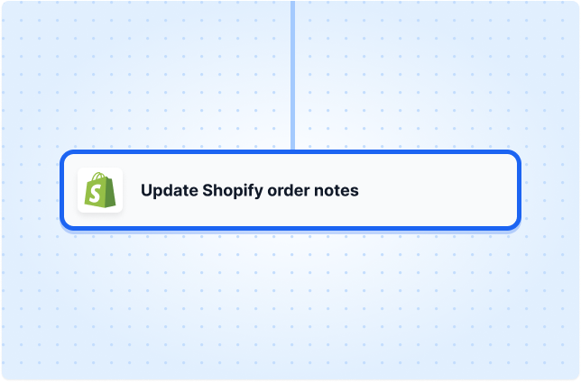 Update Shopify order notes