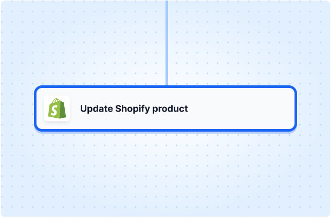 Update Shopify product