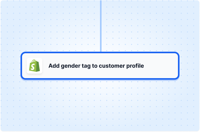 Add gender tag to customer profile
