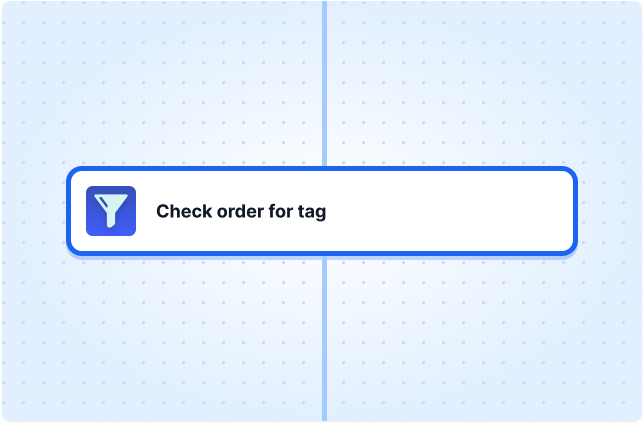 Check order for tag