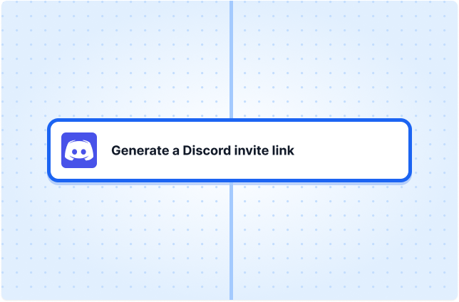 Generate a Discord invite link