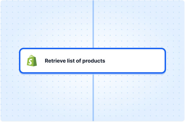 Retrieve list of products