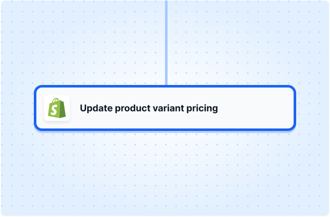 Update product variant pricing