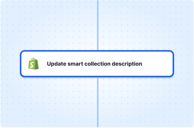 Update smart collection description