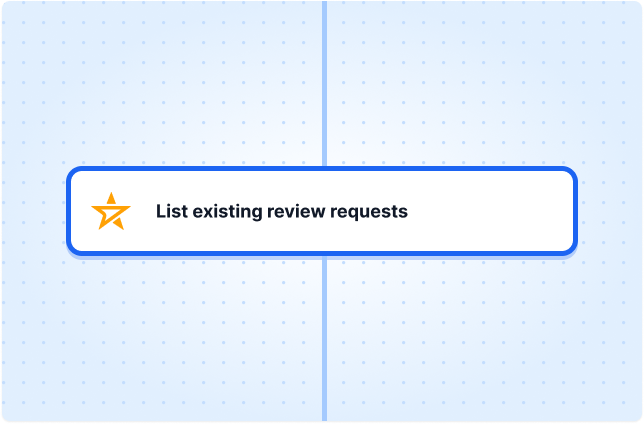 List existing review requests