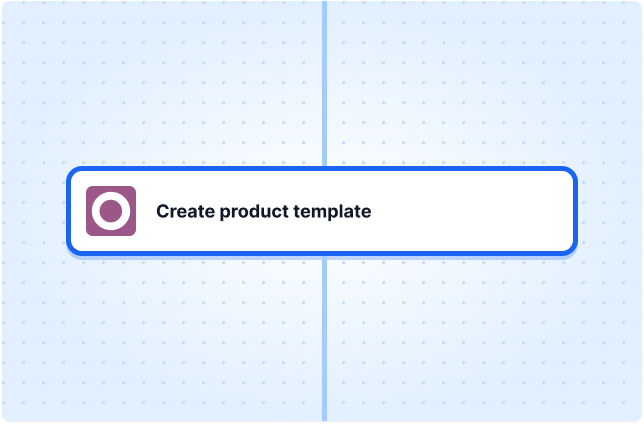 Create product template