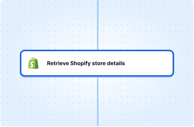 Retrieve Shopify store details 