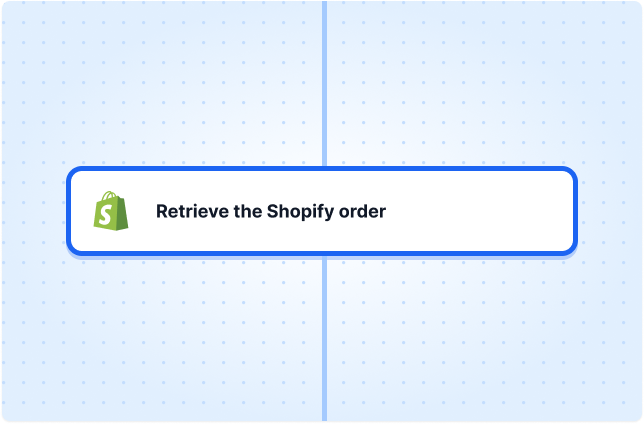 Retrieve the Shopify order