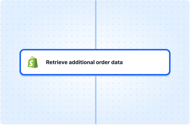 Retrieve additional order data