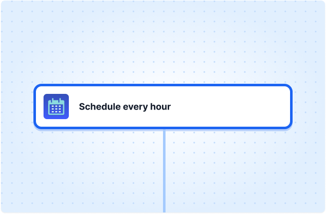 Schedule every hour