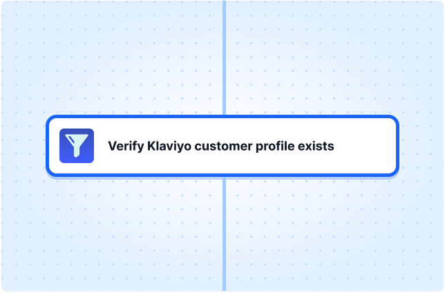 Verify Klaviyo customer profile exists