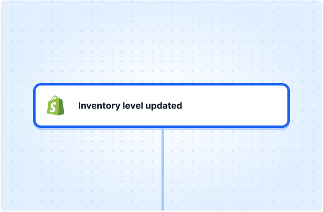 Inventory level updated