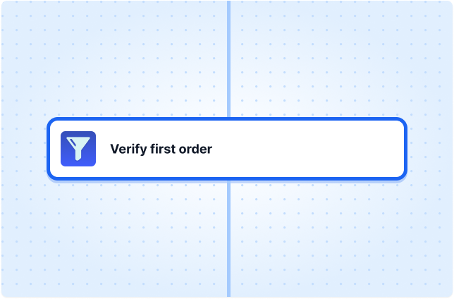 Verify first order