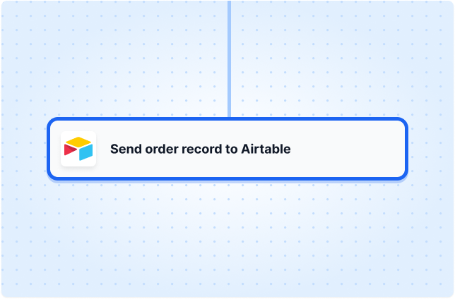 Send order record to Airtable