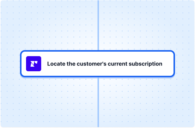 Locate the customer's current subscription