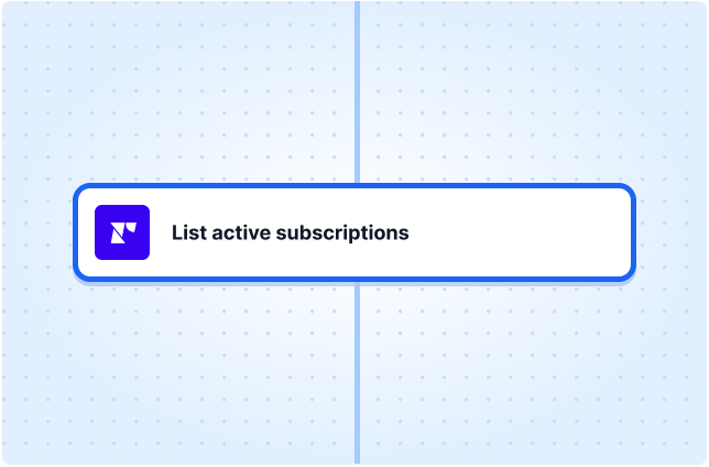 List active subscriptions