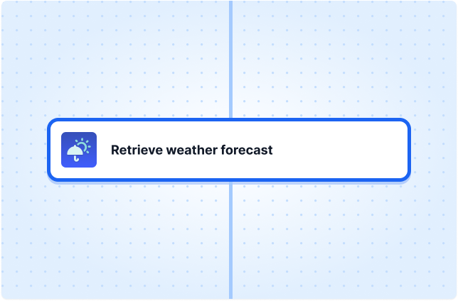 Retrieve weather forecast