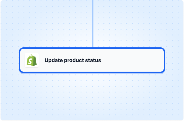 Update product status 