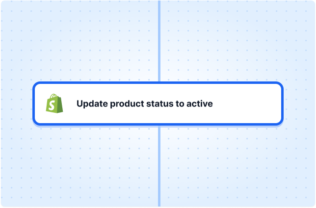 Update product status to active