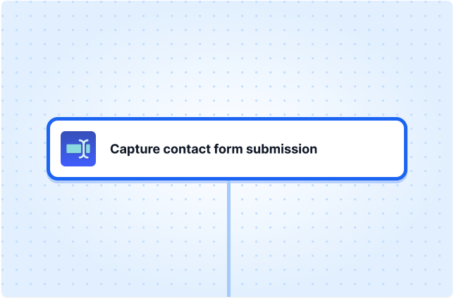 Capture contact form submission