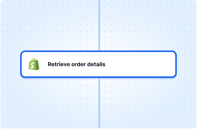 Retrieve order details