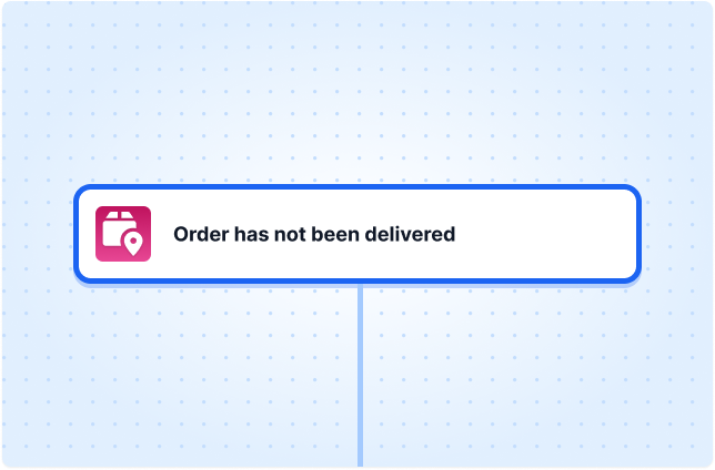 Order has not been delivered