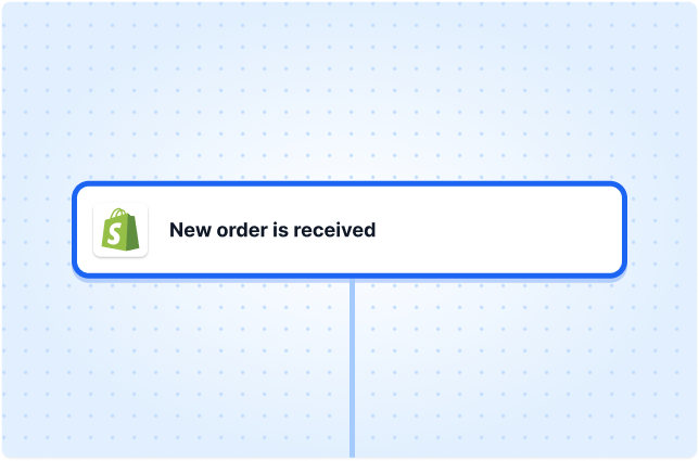 Start every time a Shopify order is created