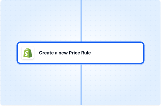 Ceate a new Price Rule