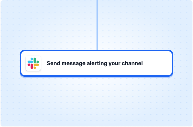 Send message alerting your channel