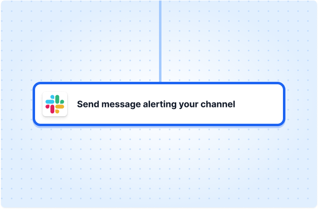 Send message alerting your channel