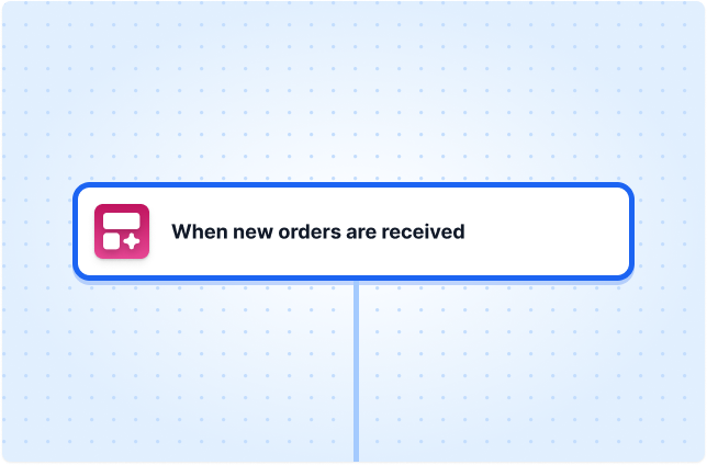 When new orders are received