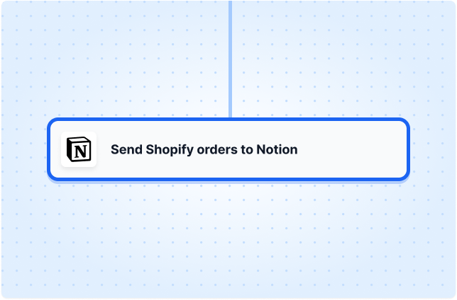 Send Shopify orders to Notion