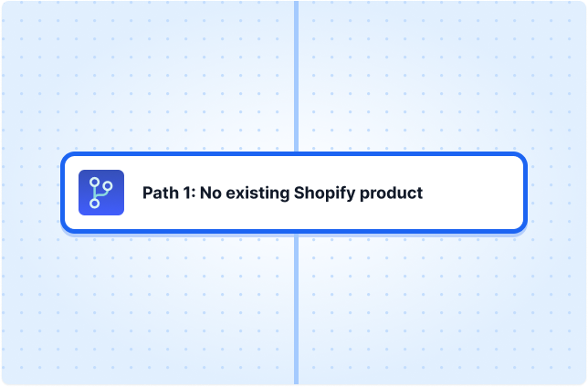 Path 1: No existing Shopify product